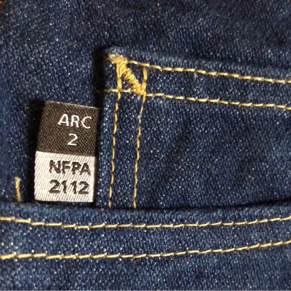 New Mens Jeans Carhartt Denim Straight Leg Blue Jeans Men’s Size 38X32 - Picture 8 of 13